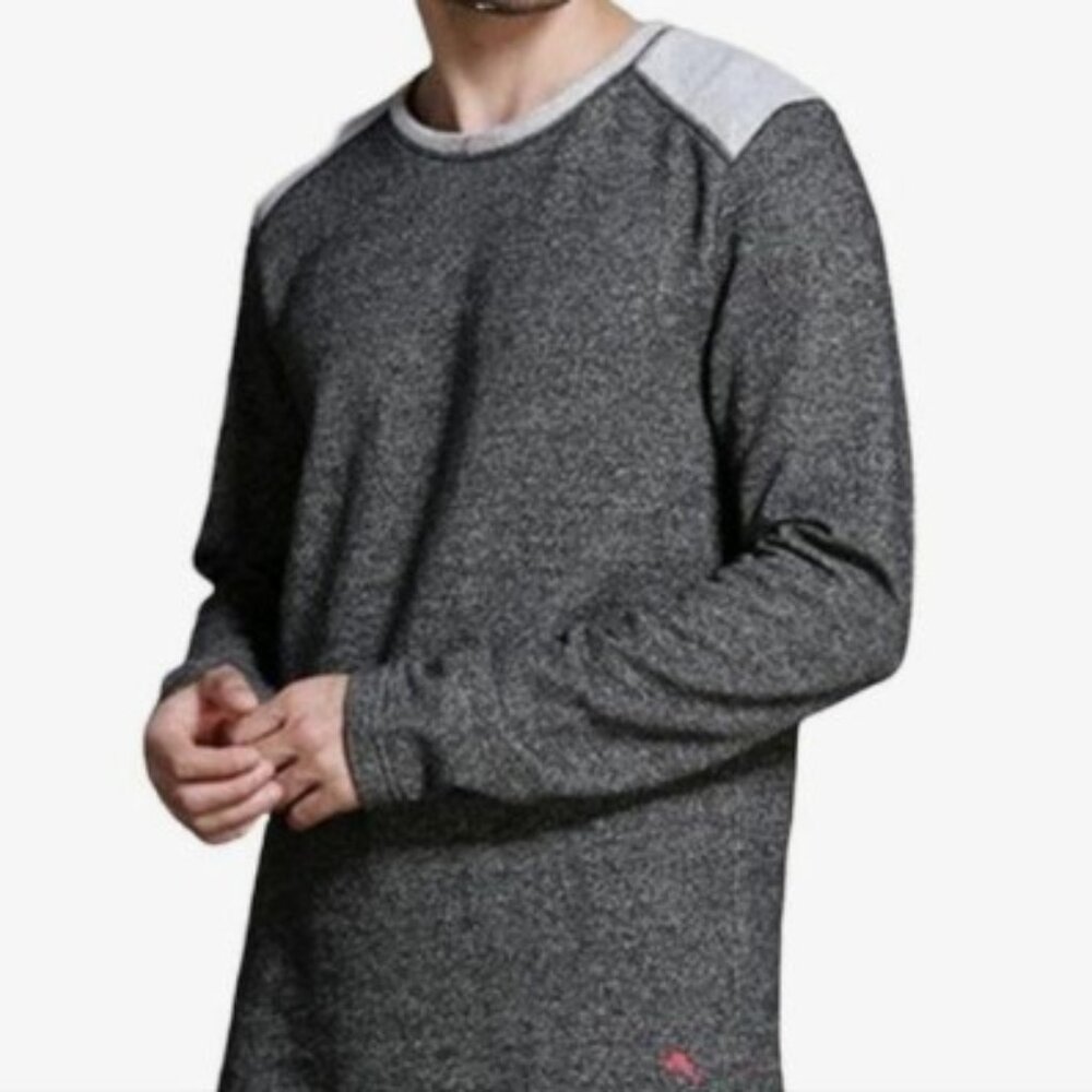 Tommy Bahama Men’s Black Gray Pullover Crewneck Sweatshirt, M